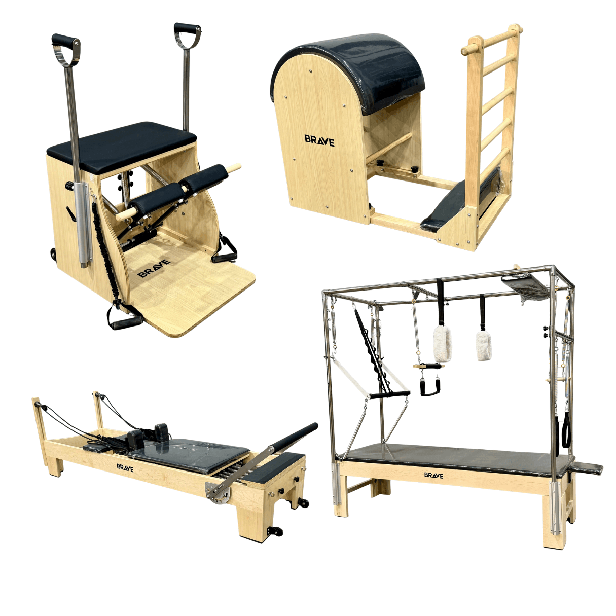 Kit Pilates 4 máquinas (reformer, cadillac, barrel e chair) - Imagem Principal