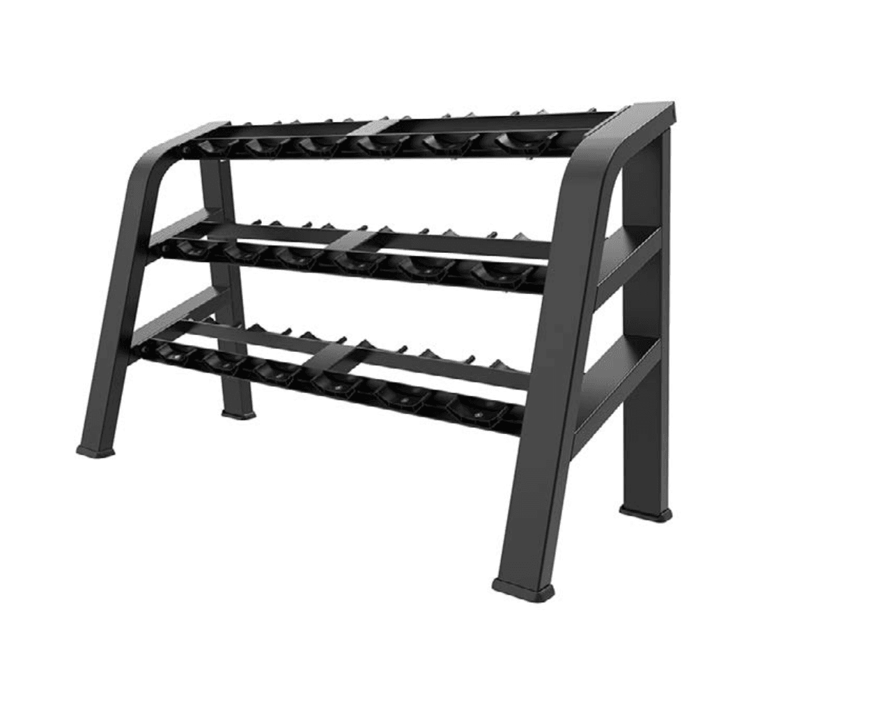 Suporte Estante -3 níveis - 6 pares de Dumbell Redondo