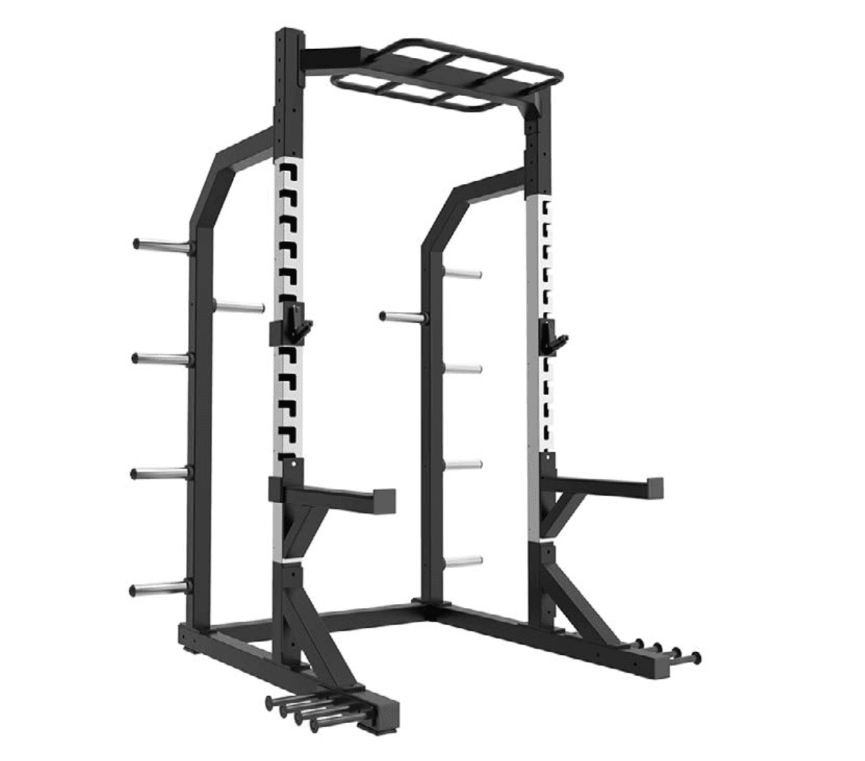 Squat Rack com Apoio e Suportes - Square Brave