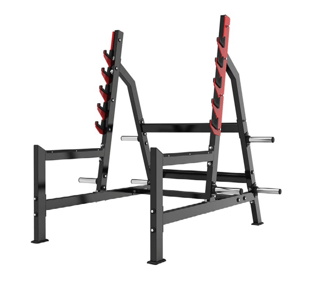 Squat Rack com Suportes - Hard Plate Loaded