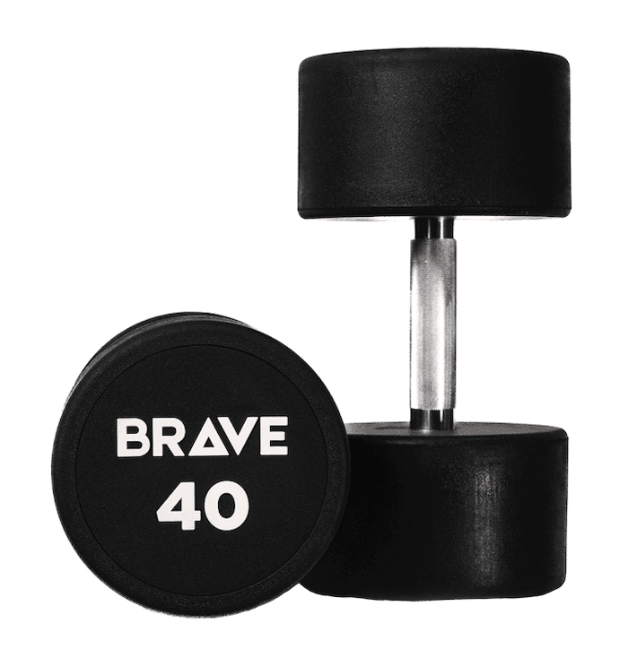 Kit Dumbbells Redondos Gym - 32 a 40kg - 5 Pares