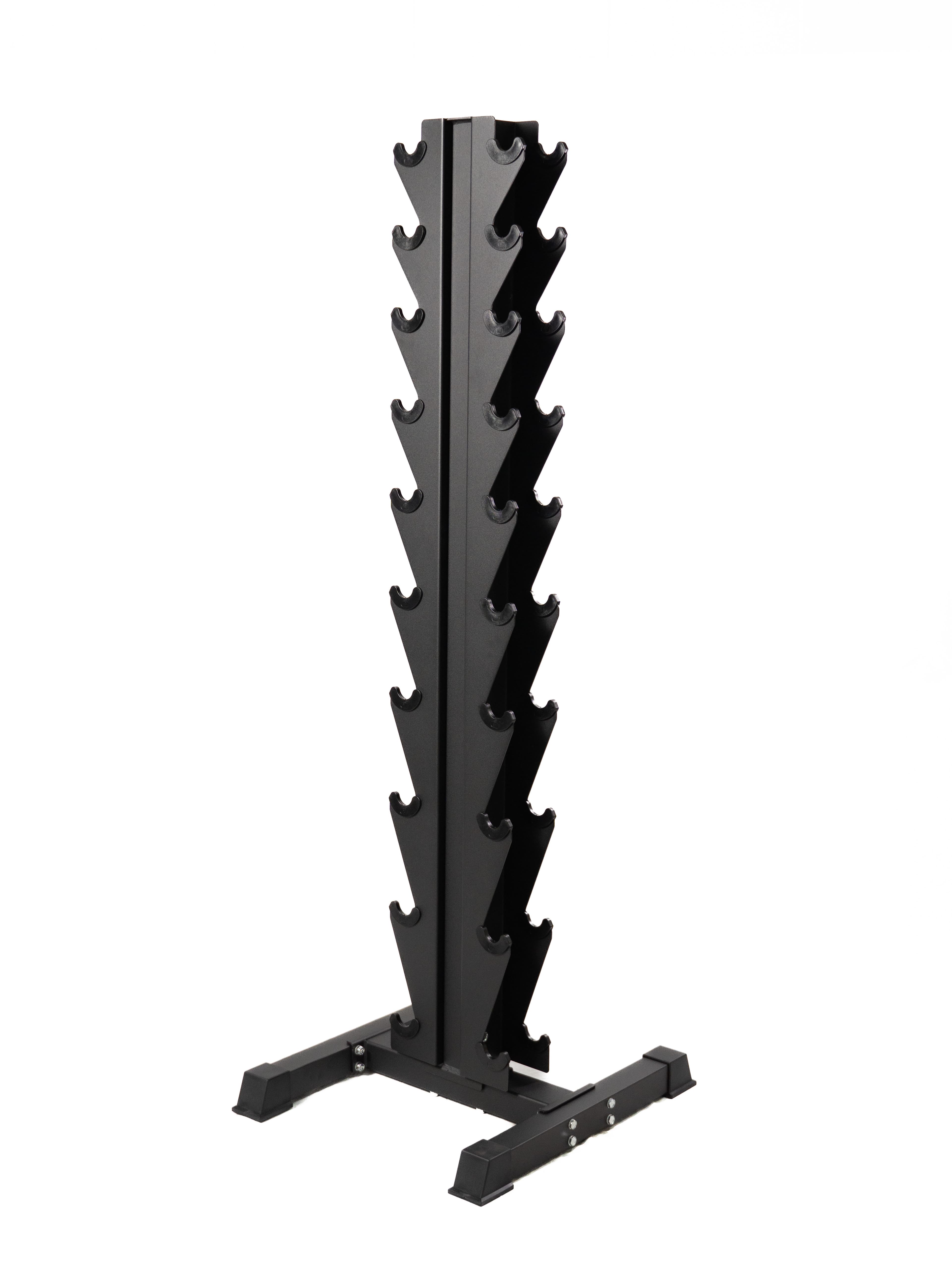 Kit de Dumbbell Cromado 1 a 10kg + Torre Suporte - Miniatura 8