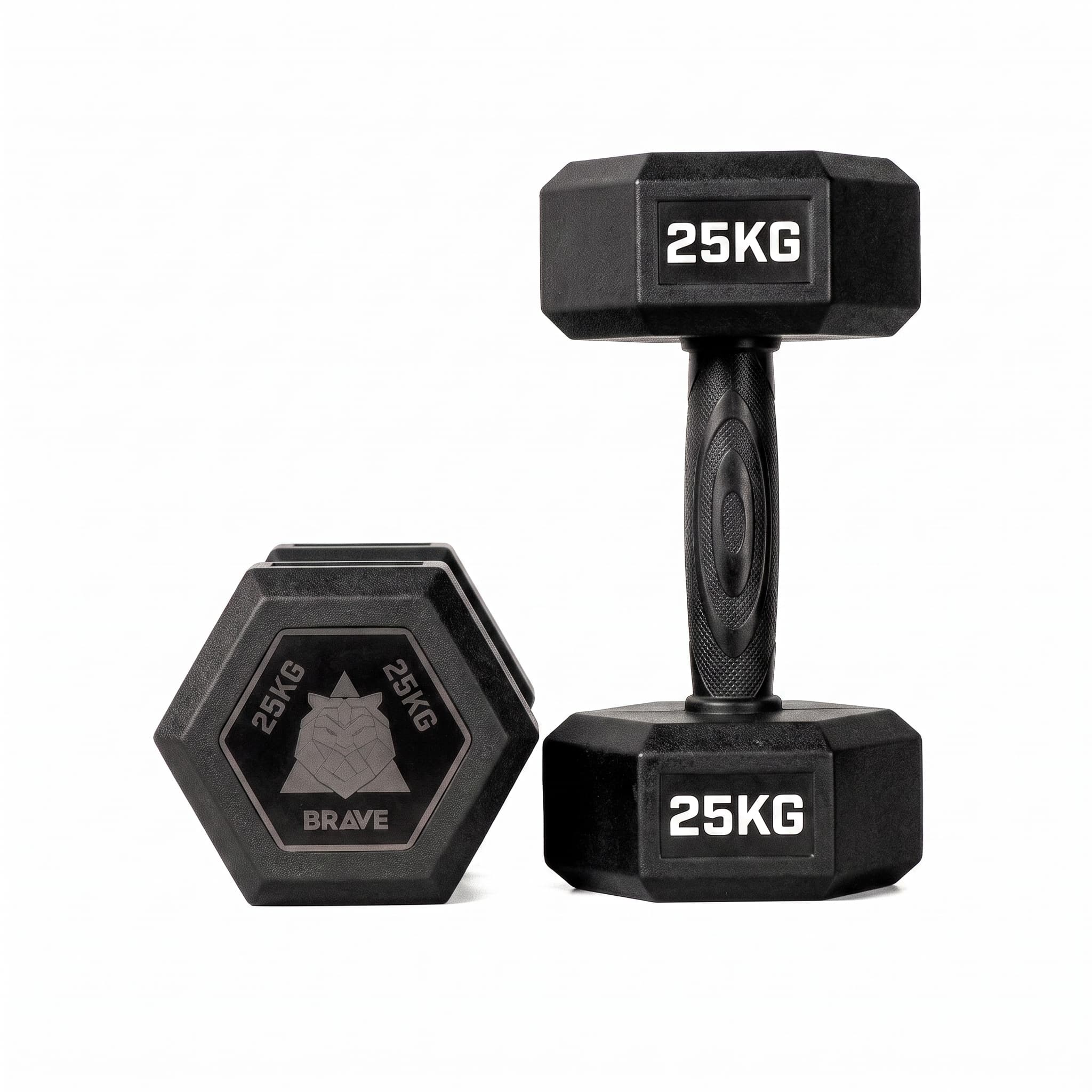 Dumbbell - Hybrid Black - 25KG