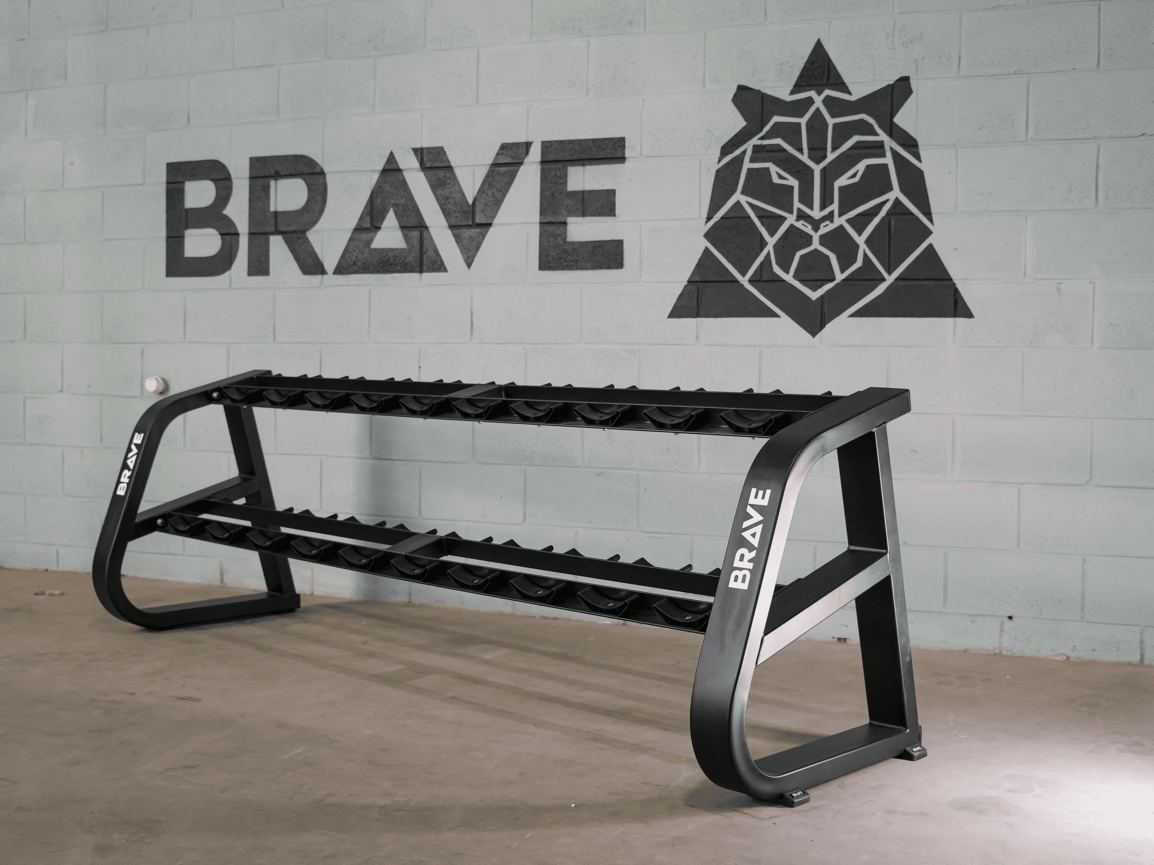 Suporte Estante - 10 pares de Dumbbell Redondo - Square Brave - Miniatura 4