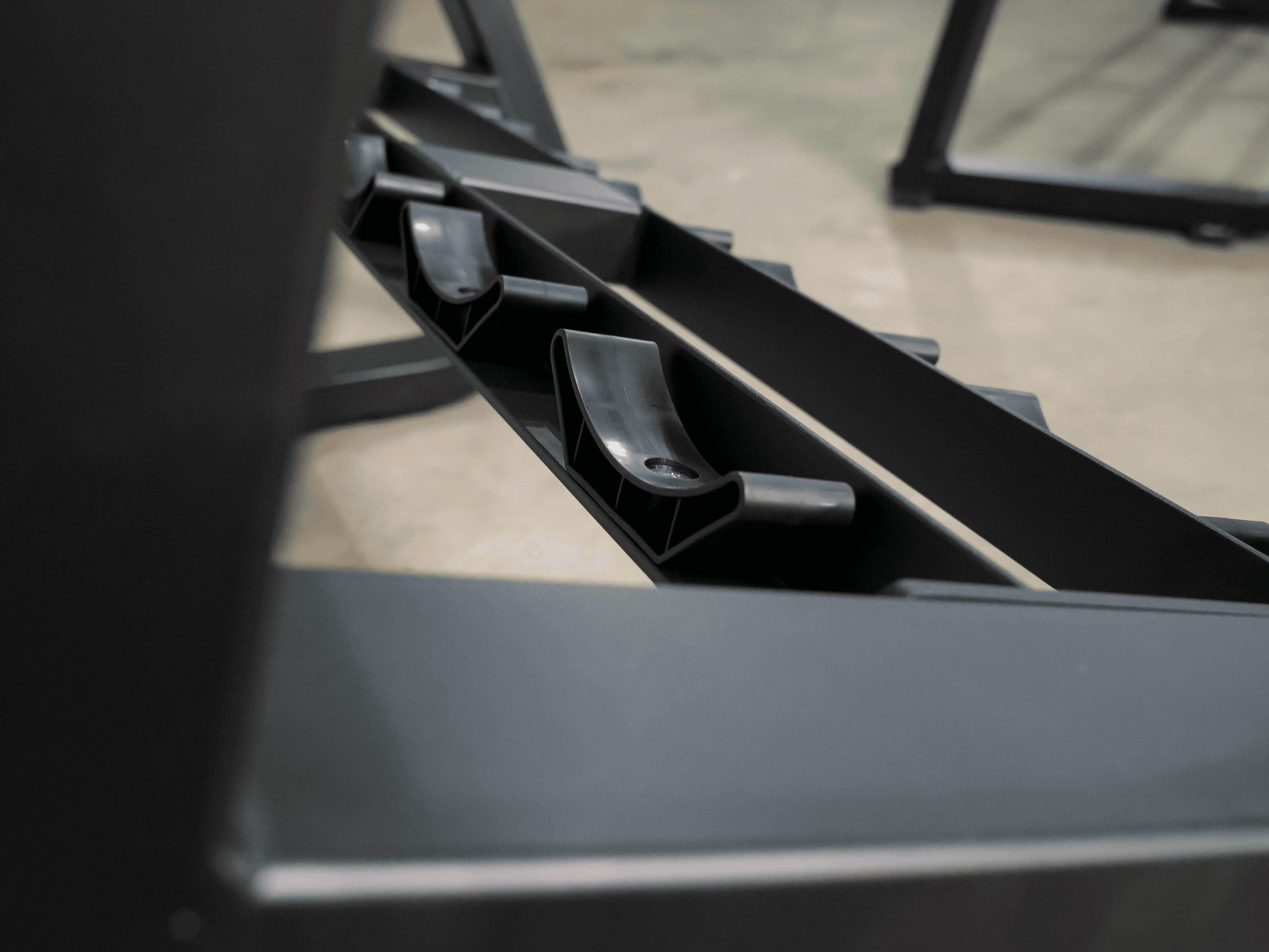 Suporte Estante - 10 pares de Dumbbell Redondo - Square Brave - Miniatura 6