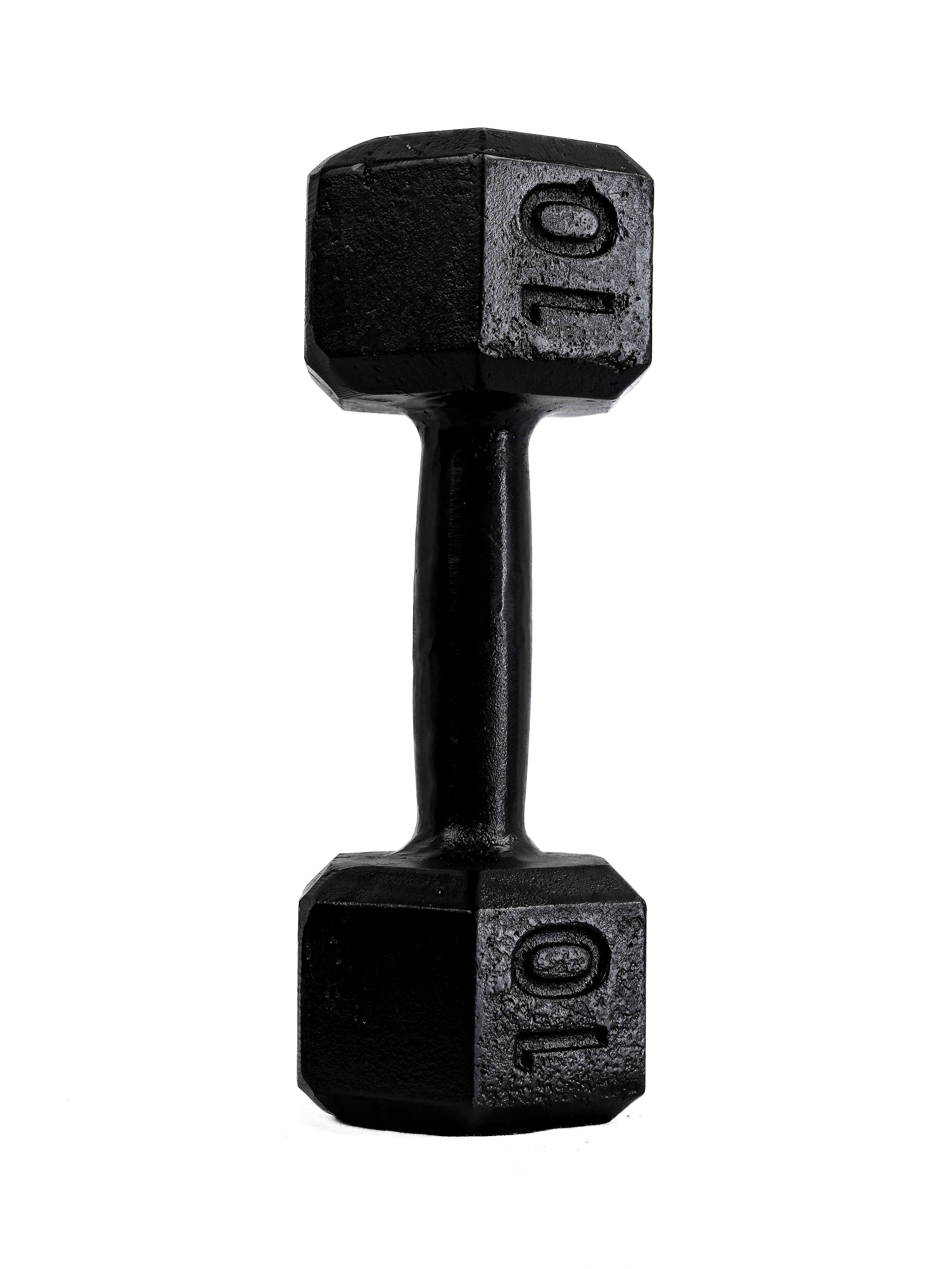 Dumbbell Sextavado Iron 10KG - Imagem Principal