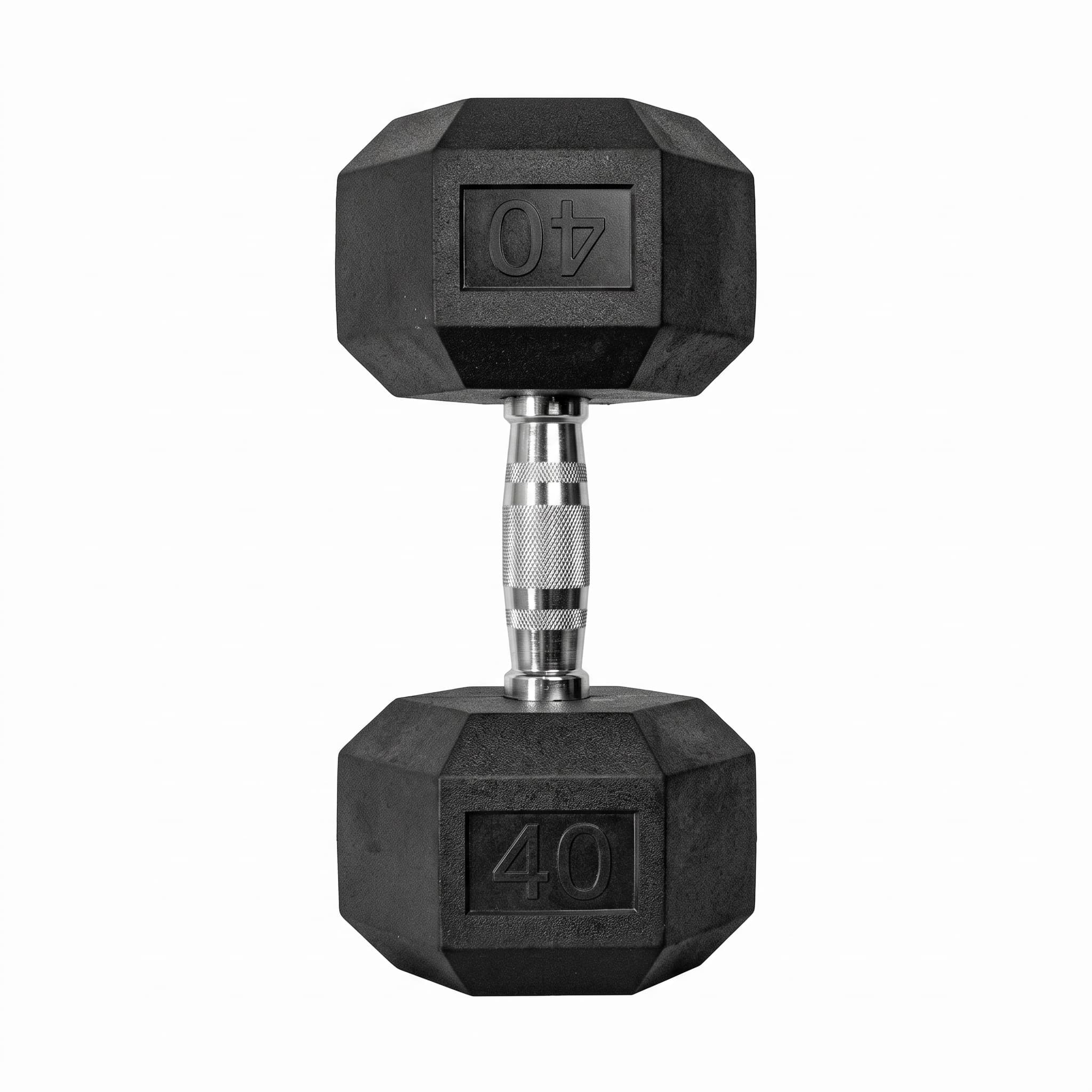 Dumbbell EVO Cromado Vulcanizado 40lb - Imagem Principal