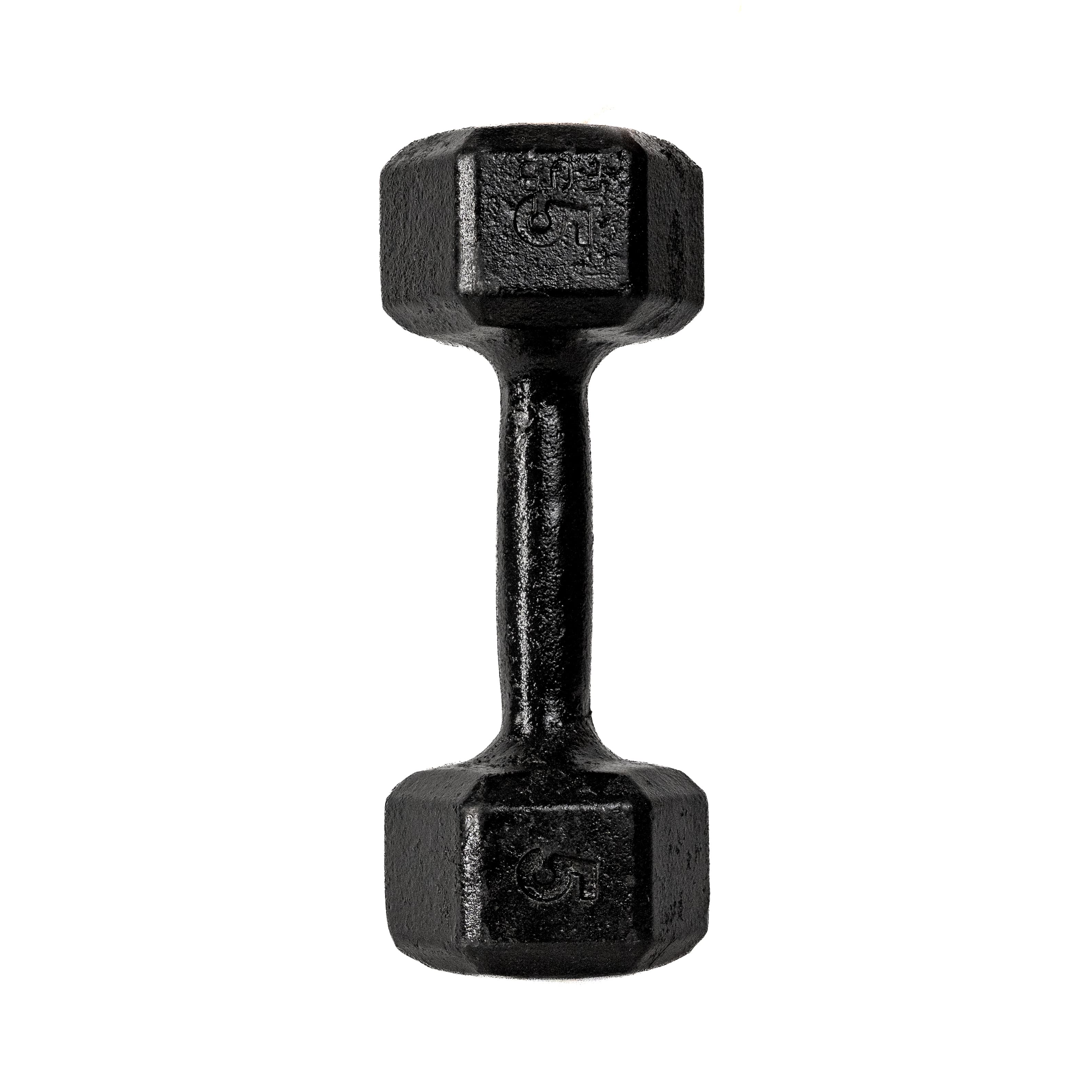 Dumbbell Sextavado Iron 5KG - Imagem Principal