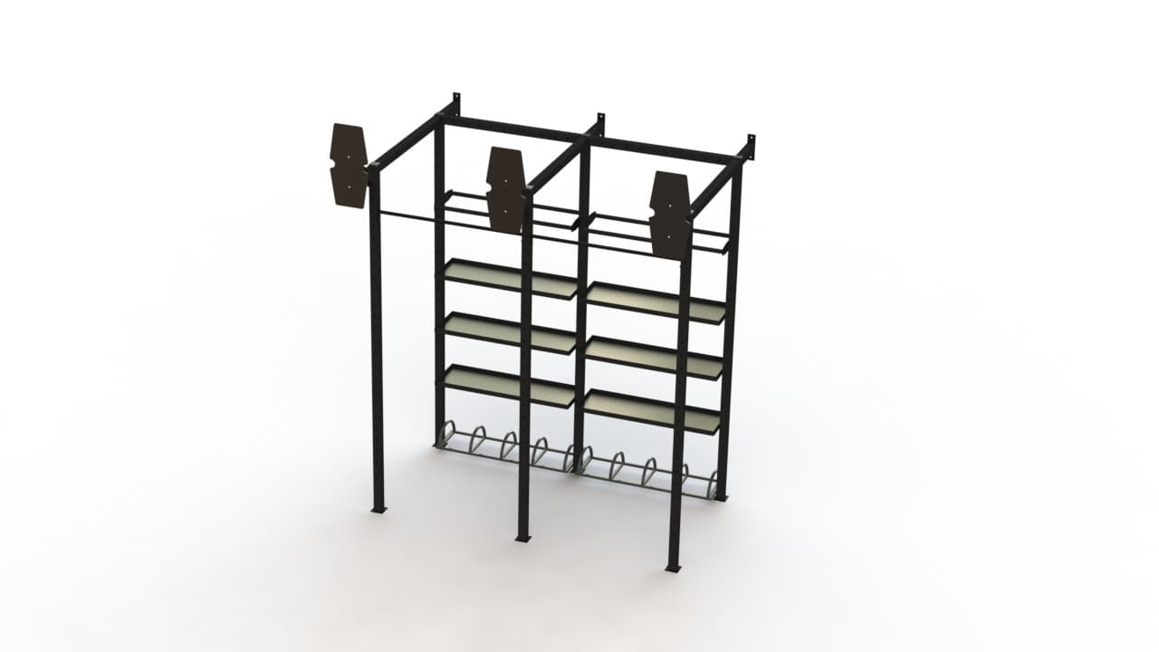 Hybrid Rig - 3 Targets - 2 Módulos Storage - 3 Metros Comprimento