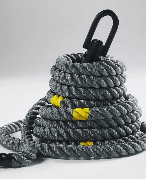Sled Tech Rope 38mm CINZA - 15 metros + Ponteira de Aço - Imagem 2