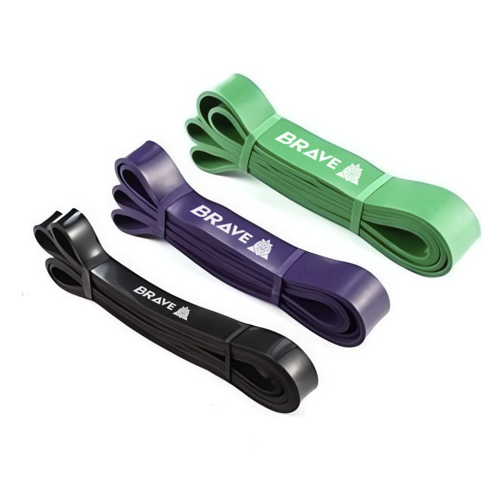 Kit de Super Band - 3 Tamanhos 22mm Preto 33mm Roxo 44mm Verde - Imagem Principal