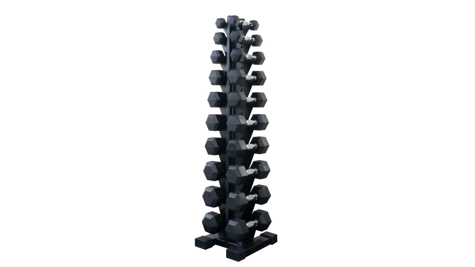 Kit Dumbbells de Ferro 1 a 10kg + Torre - Imagem Principal