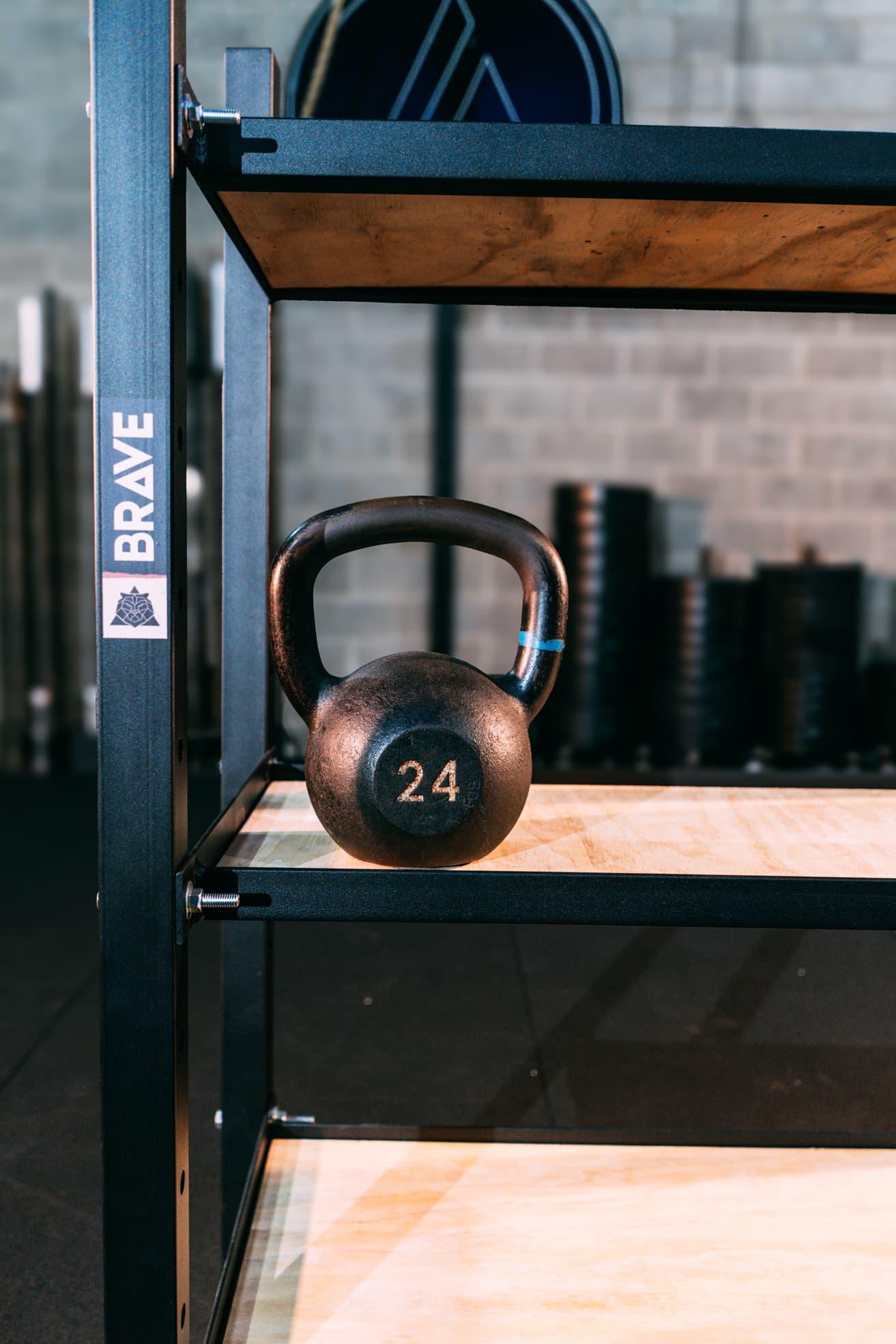 Estante Organizacional para Kettlebells - 4 Níveis Reto - 1,20 comp x 0,35 larg x 1,50 alt - Imagem 2