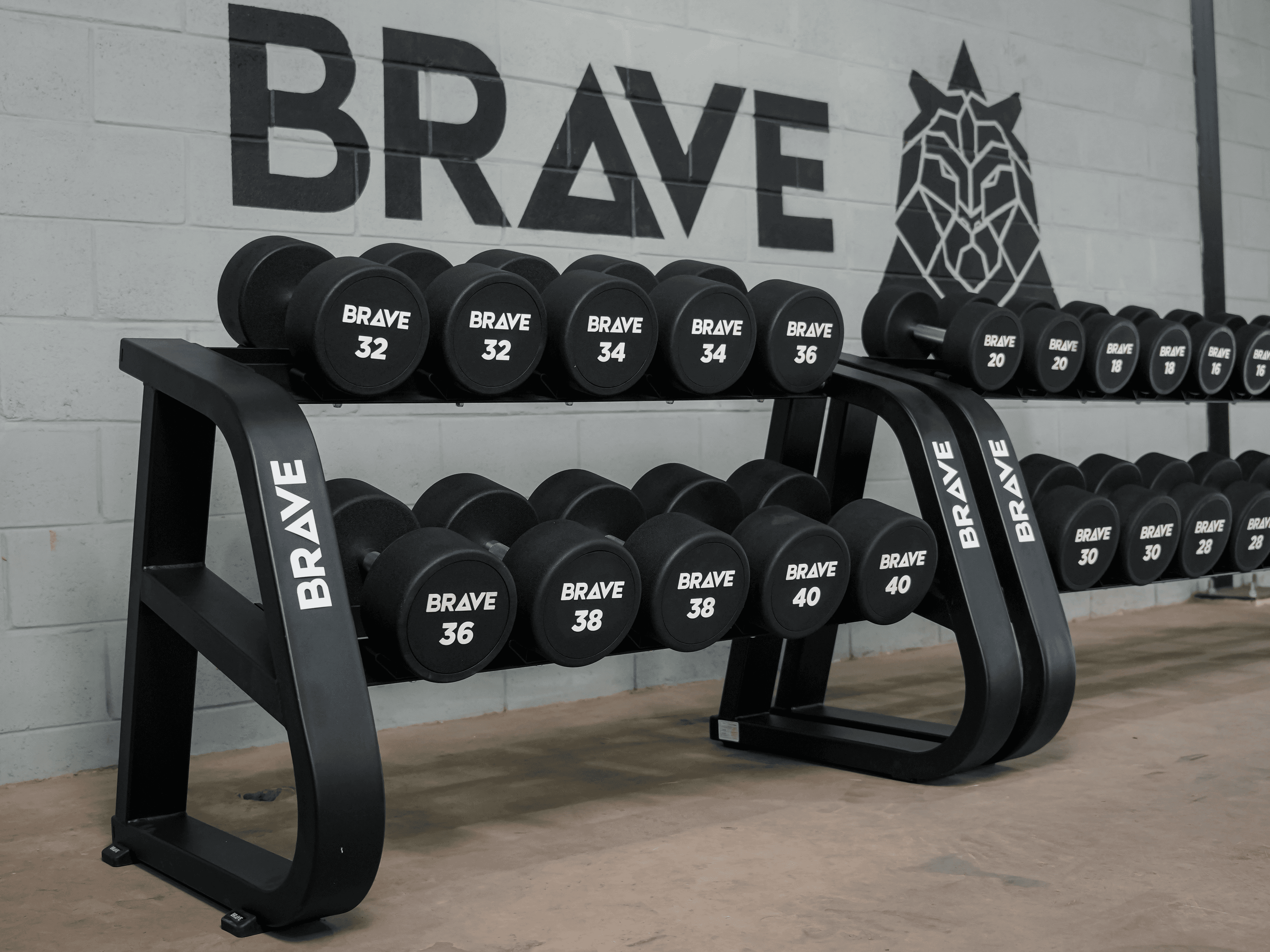 Suporte Estante - 5 pares de Dumbbell Redondo - Square Brave - Imagem 5