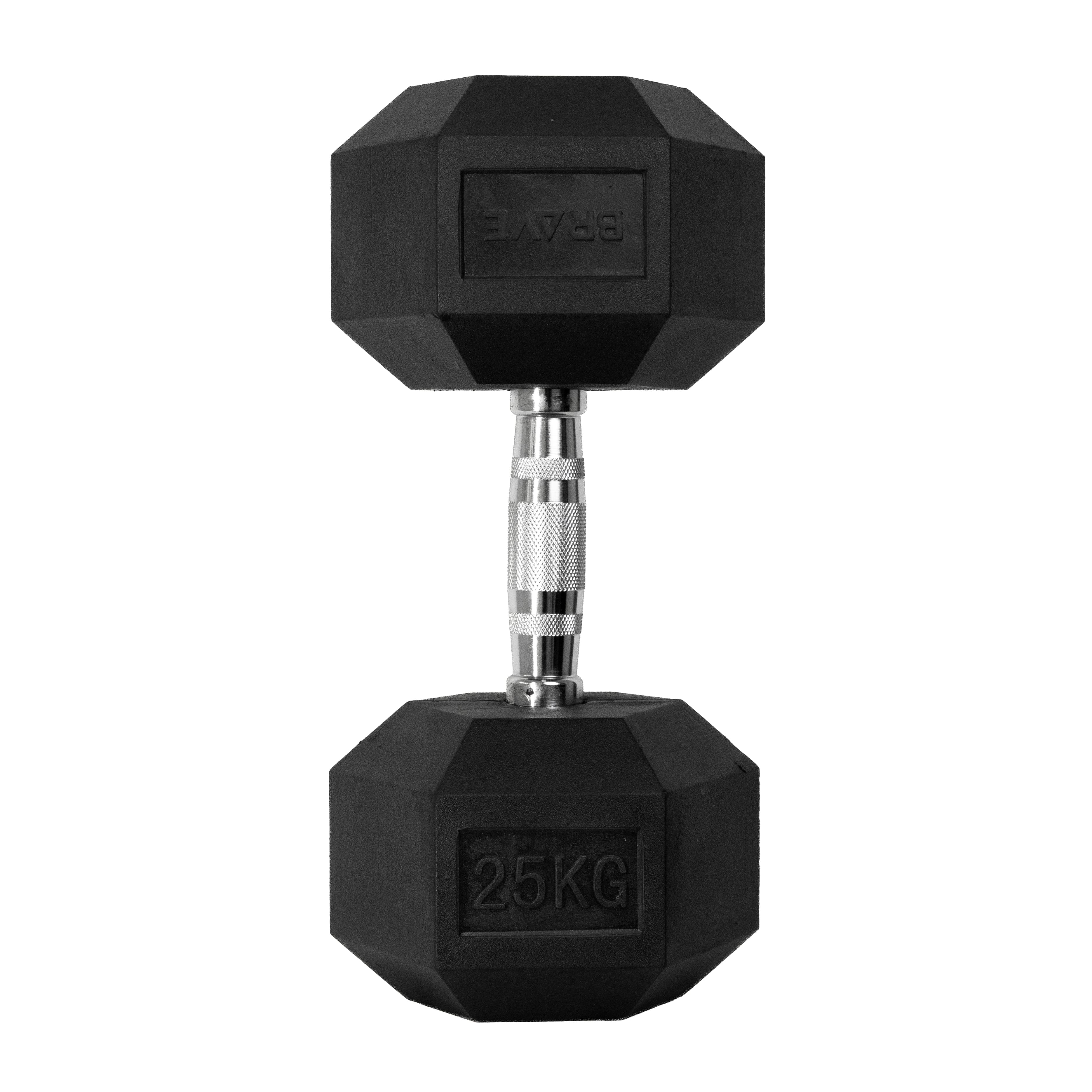 Dumbbell EVO Cromado Vulcanizado 25kg - Imagem Principal