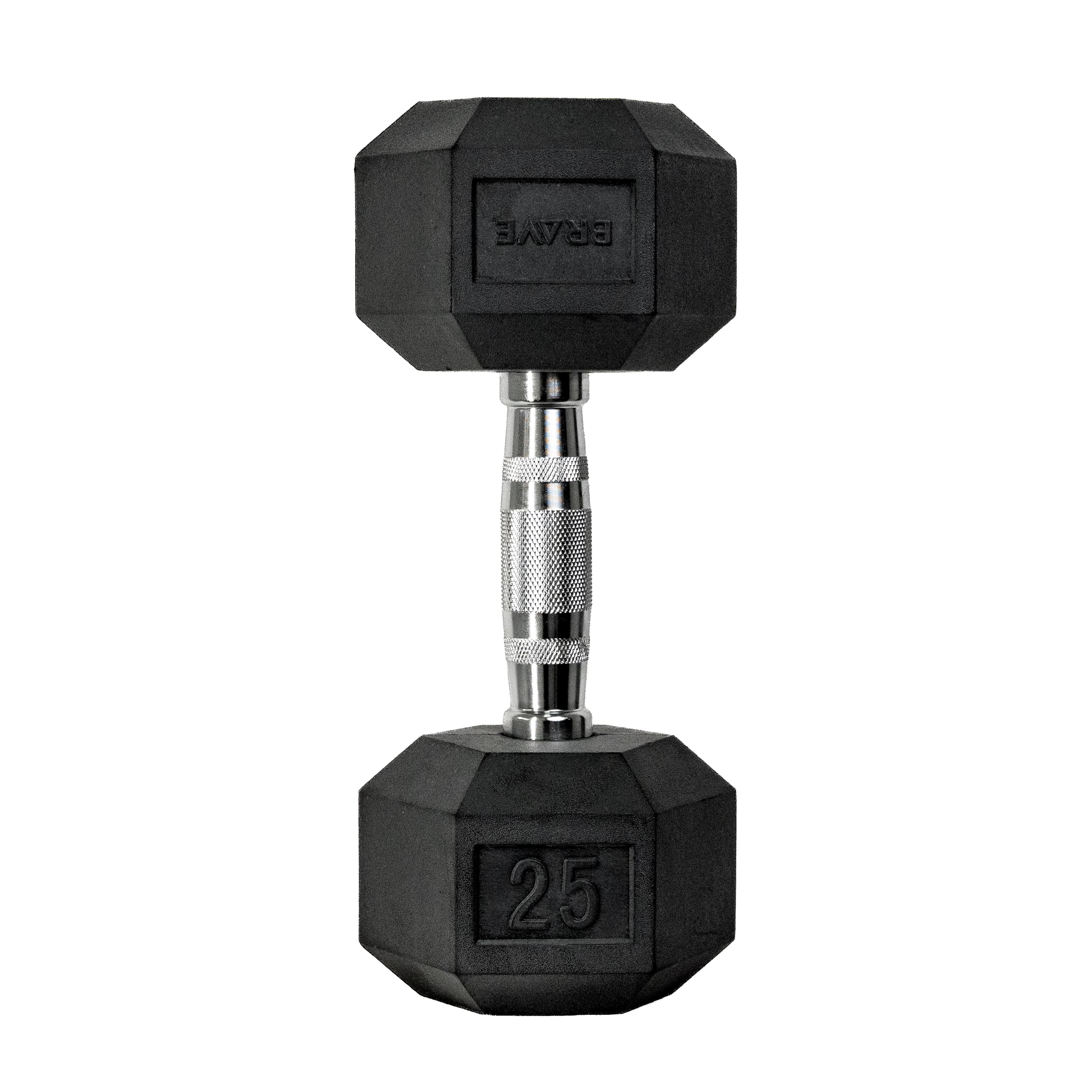 Dumbbell EVO Cromado Vulcanizado 25lb - Imagem Principal