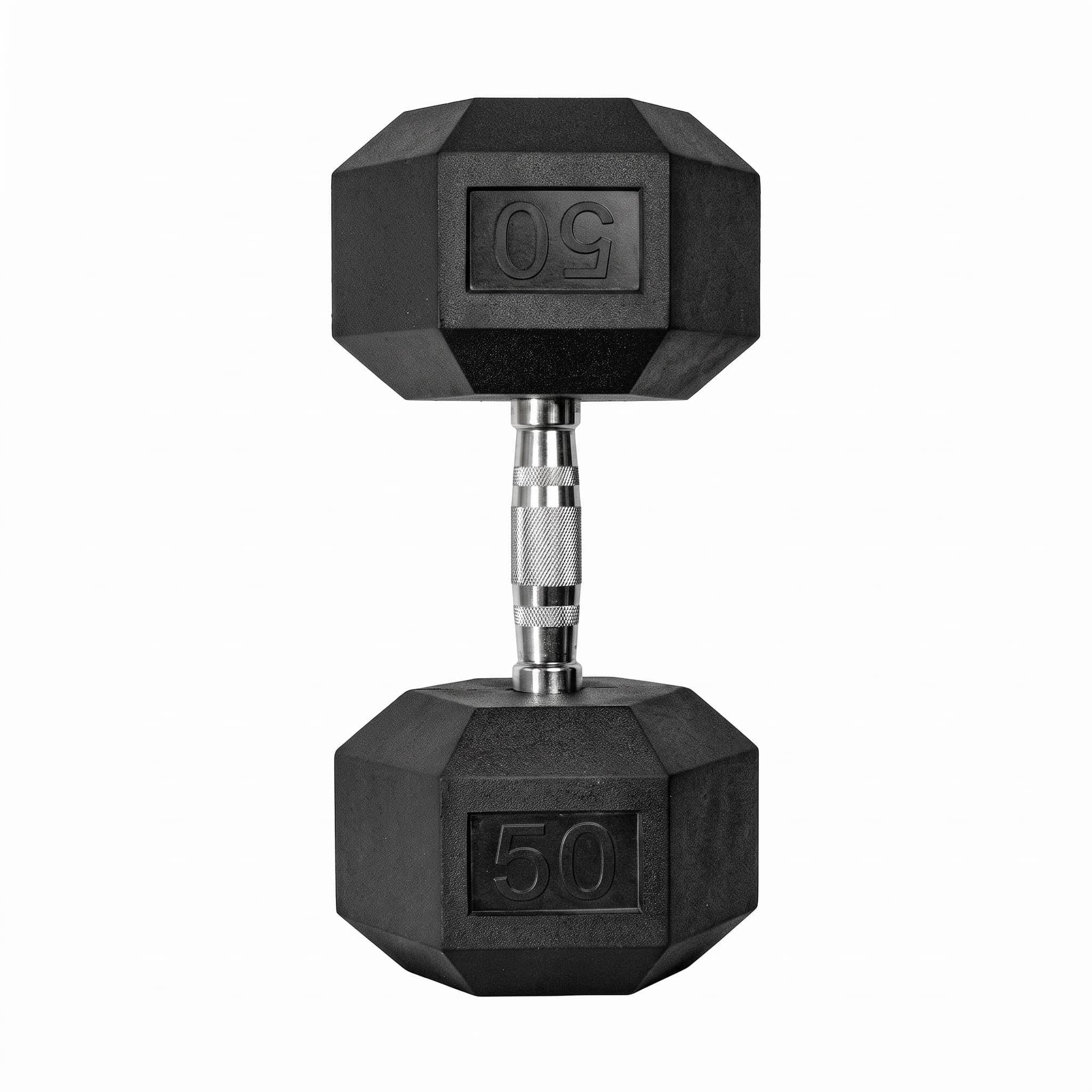 Dumbbell EVO Cromado Vulcanizado 50lb - Imagem Principal