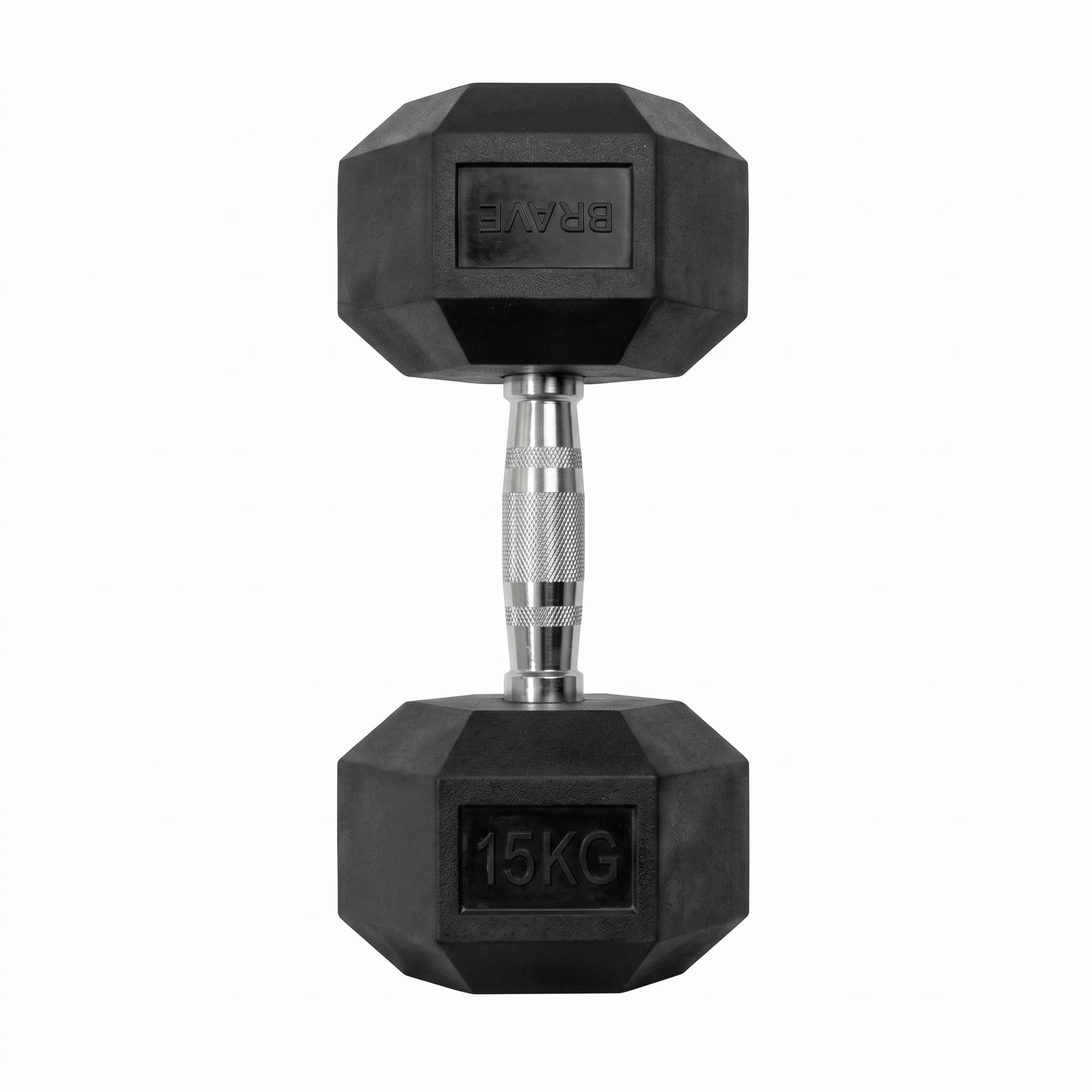 Dumbbell EVO Cromado Vulcanizado 15kg - Imagem Principal