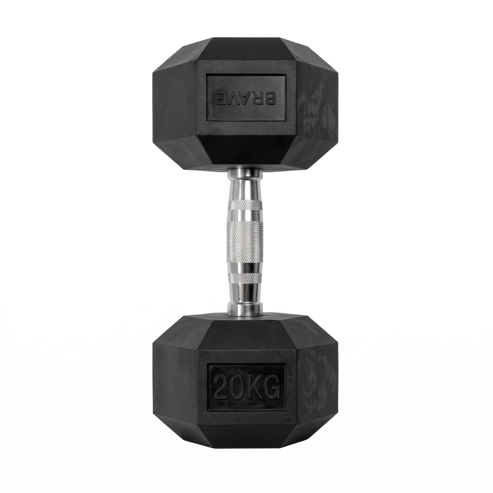 Dumbbell EVO Cromado Vulcanizado 20kg - Imagem Principal