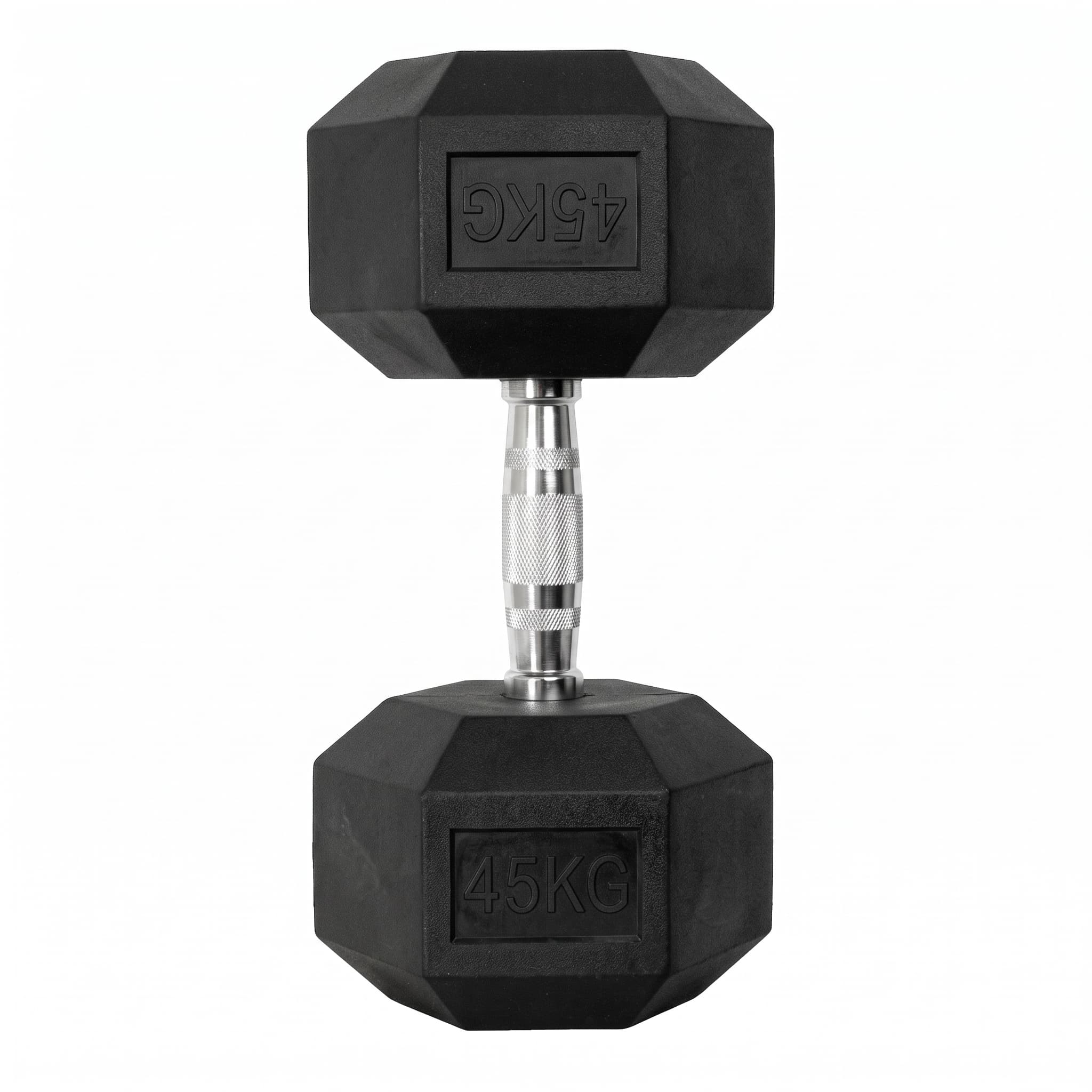 Dumbbell EVO Cromado Vulcanizado 45kg - Imagem Principal